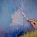 Alison Tyldsley in her studio 2018